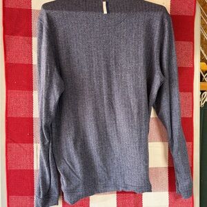 Rhoback Navy Heathered Performance Jacket with White Trim, like new, size S